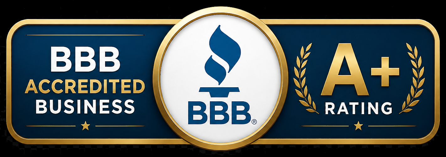 BBB Accredited Business A+ Rating